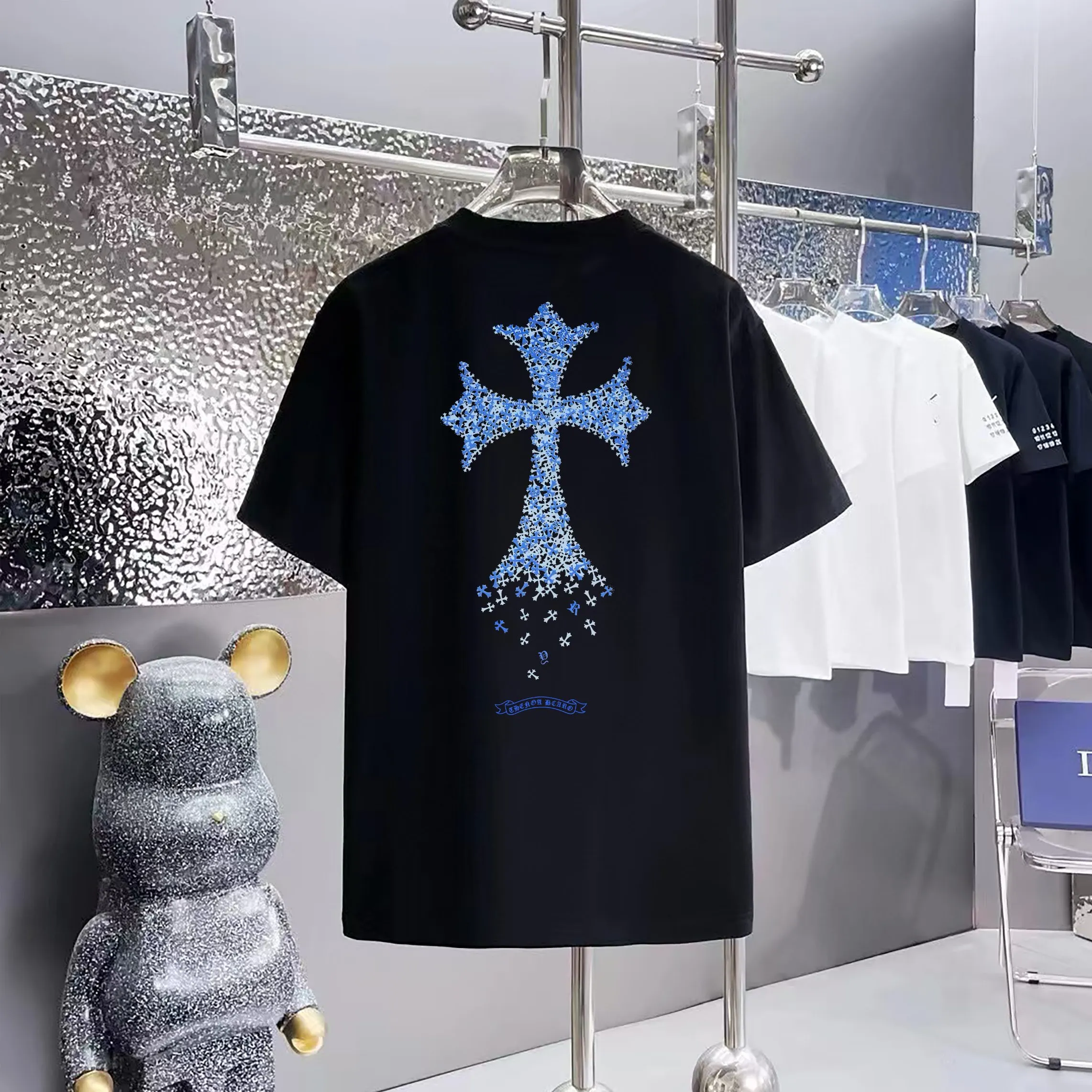 80 Chrome Hearts T 1:1 1×1 Same Style logo OS ：Black，White， ，Red， Gray Size：XS-L